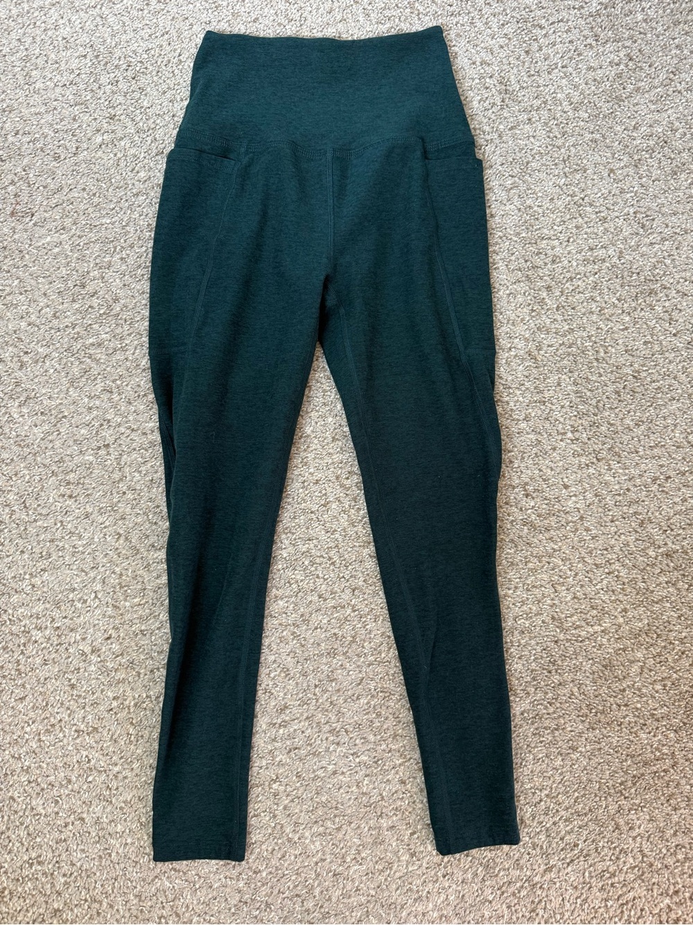 Beyond Yoga Deep Forest Green Leggings